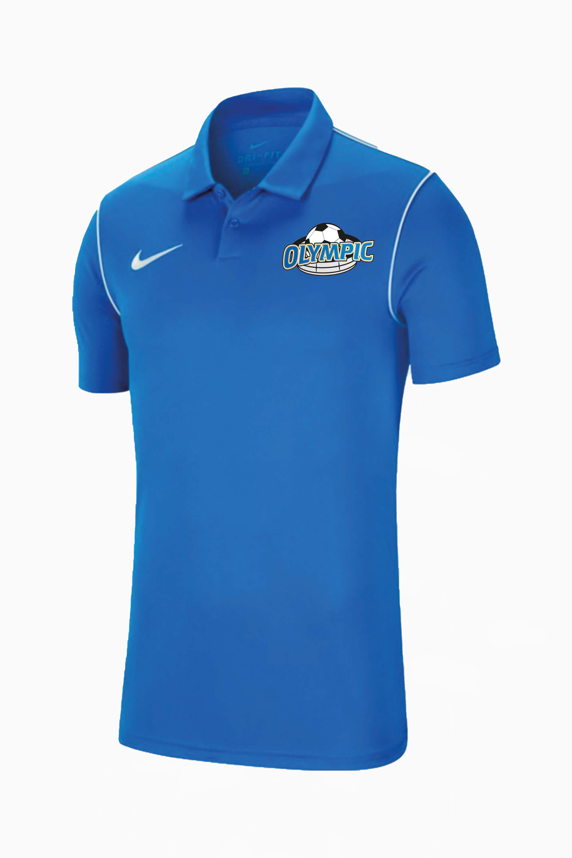 Koszulka Nike Olympic Wrocław 22/23 Polo Junior - Niebieski