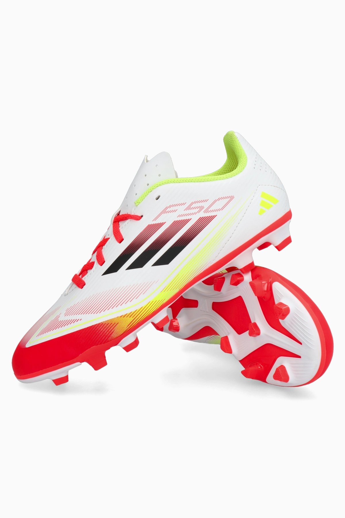 Korki adidas F50 Club FG/MG Junior - Biały