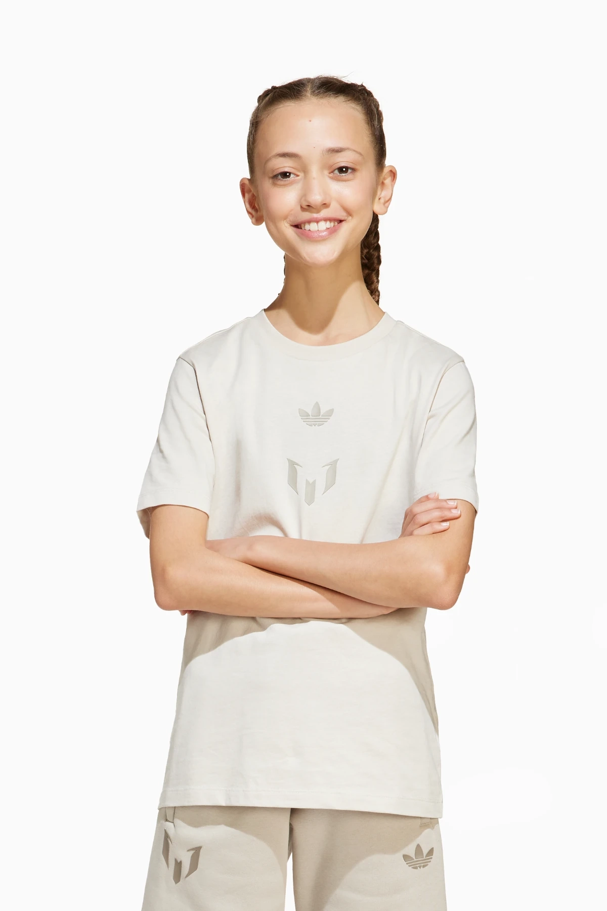 Koszulka adidas Messi Junior - Beżowy