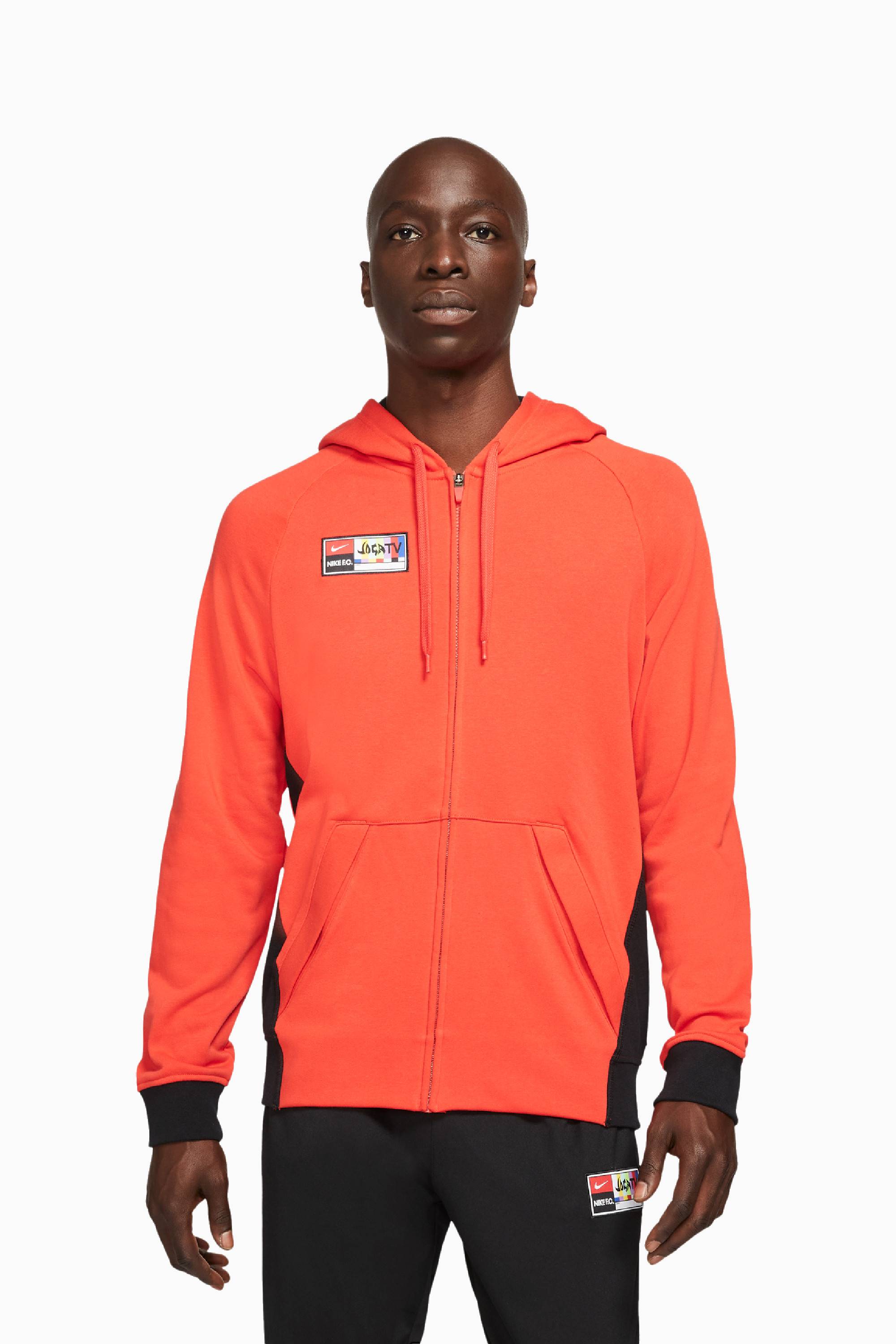 Bluza z kapturem Nike F.C. FZ - Czerwony