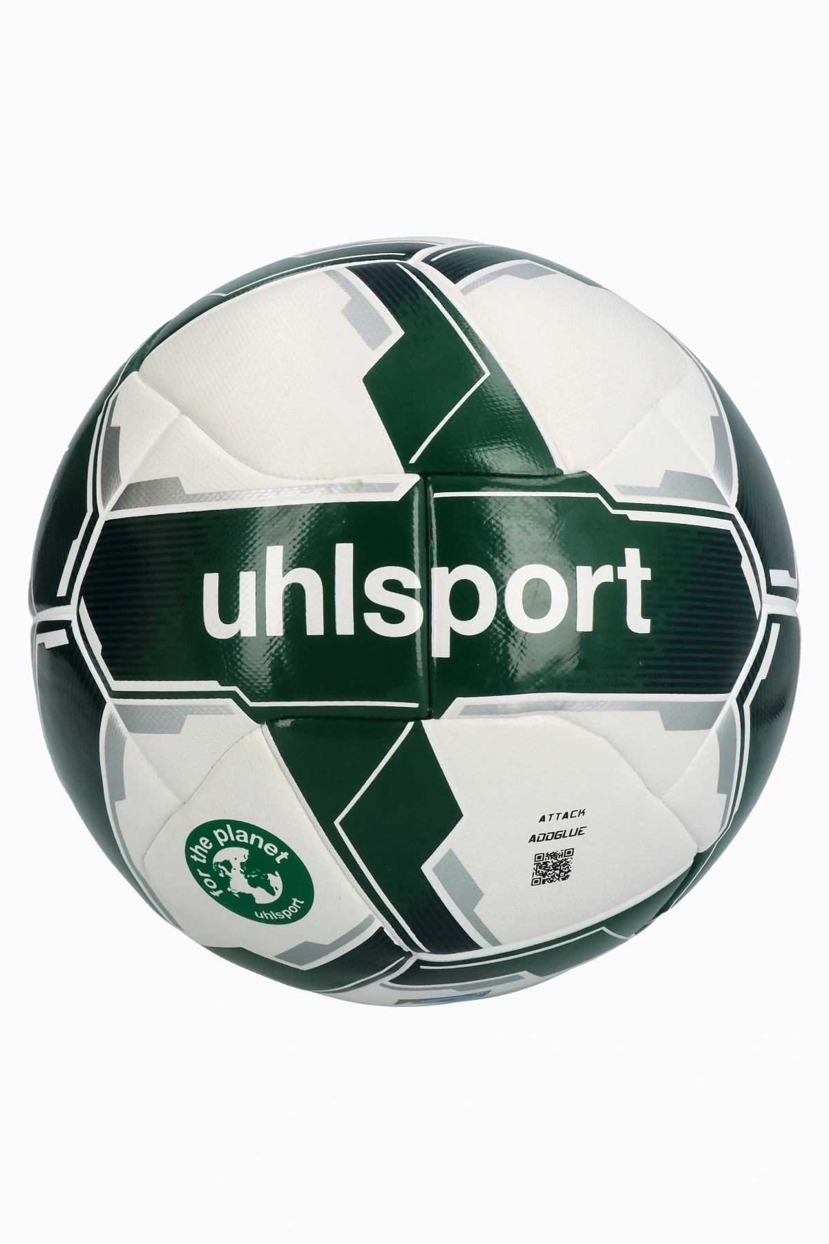 Piłka Uhlsport Attack Addglue For The Planet rozmiar 4 - Biały