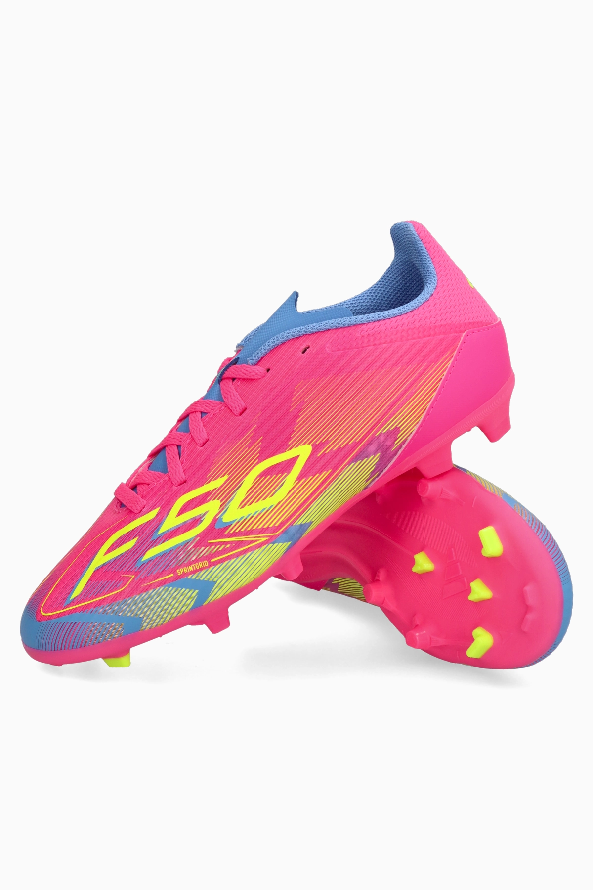 Korki adidas F50 League FG/MG Junior - Różowy