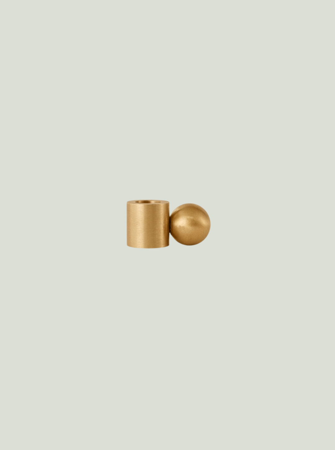 Świecznik Palloa Brushed Brass - Niski OYOY Living