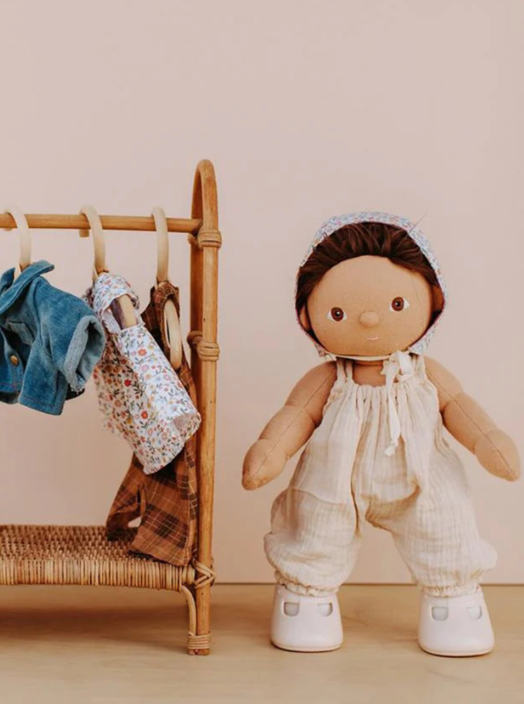 Zestaw ubranek Dinkum Dolls Travel Togs - Blush OLII ELLA