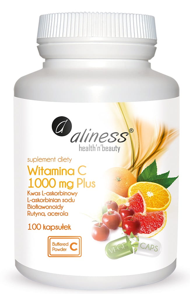 Witamina C 1000mg Plus 100kaps Aliness