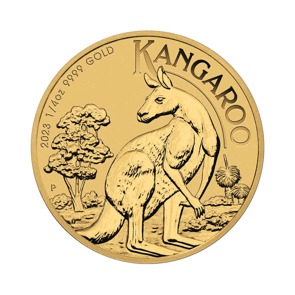 Złota moneta Australijski Kangur 1/4 uncji - wysyłka 24 h!