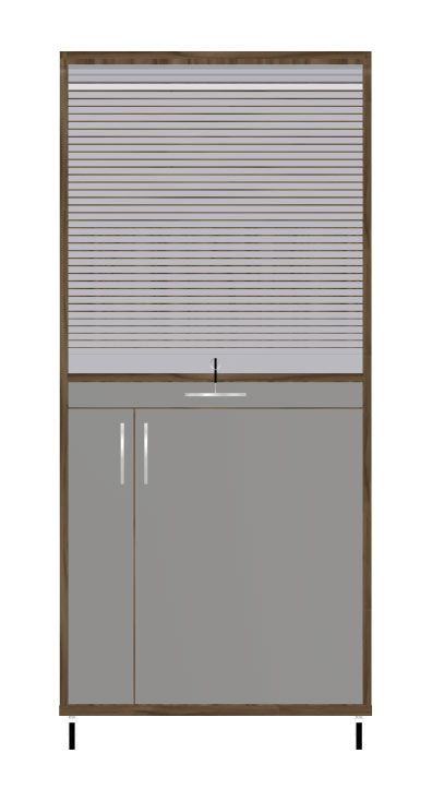 HEBE BP124 szafka socjalna na kółkach 74,2x60x165,5h (Kolor korpusu: Wiśnia Havana)