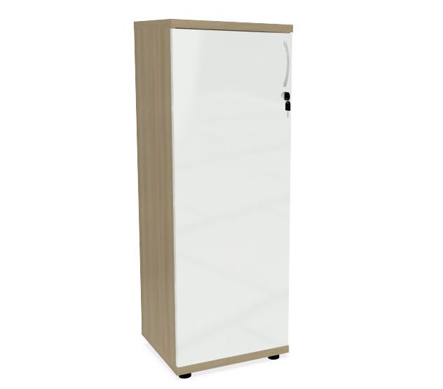 HEBE TS305 szafa pojedyncza prawa 40,2x40x114,5h (Kolor korpusu: Szary Platynowy)