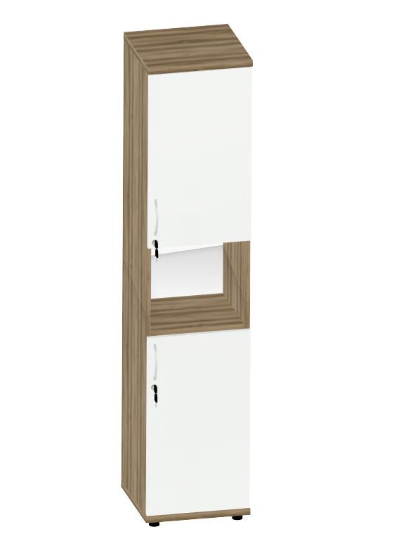 HEBE TS525 regał 40,2x40x184,1h (Kolor korpusu: Szary Platynowy)