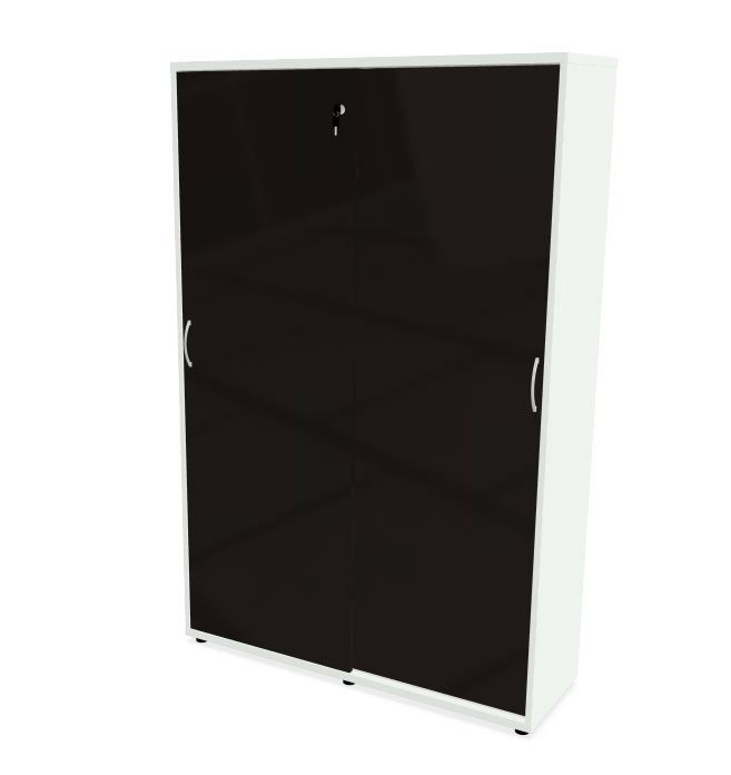 HEBE TS124 szafa z drzwiami przesuwnymi 100,2x40x184,1h (Kolor korpusu: Dąb Ciemny)