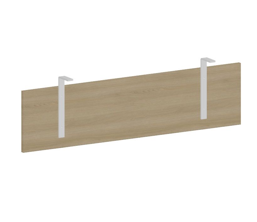 NOTER SP43 osłona do biurka 178,5 cm - płyta laminowana 160x30h (Kolor płyty: Szary)