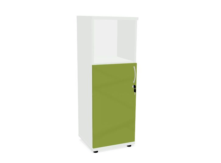 HEBE TS307 regał prawy 40,2x40x114,5h (Kolor korpusu: Orzech Saleve)