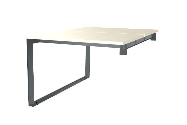 NOTER PPZ146 Biurko podwójne prawe 98,5x160x74h (Kolor blatu: płyta laminowana Dąb Lindberg)