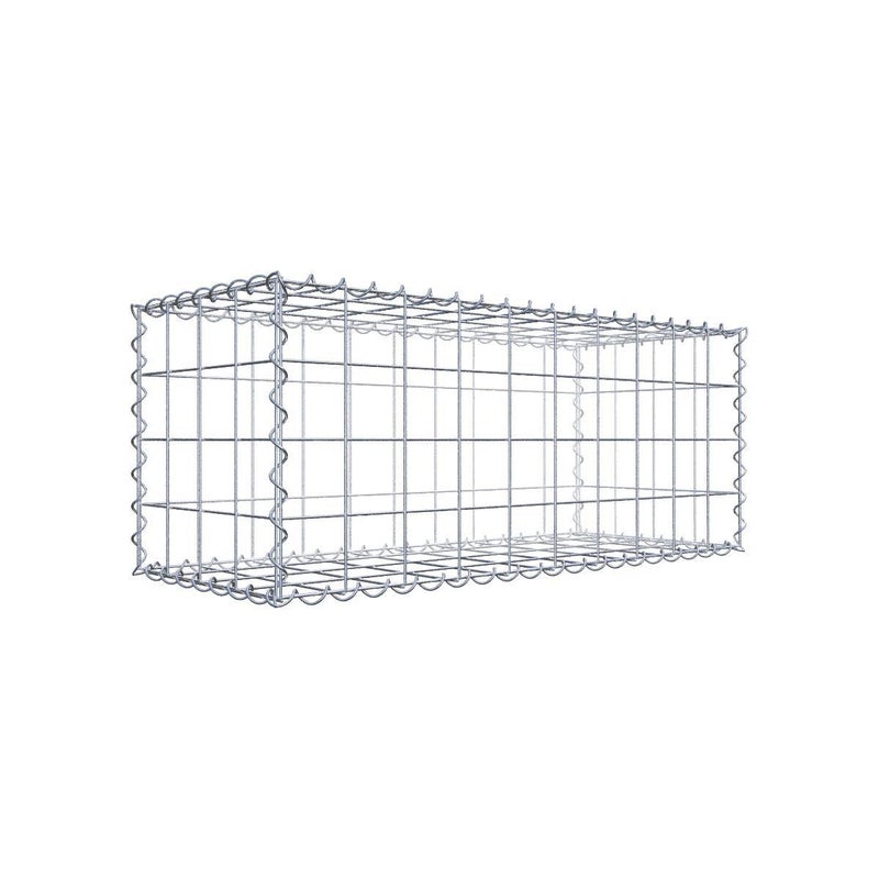 Gabion 100 cm x 40 cm x 40 cm (dł. x wys. x gł.), rozmiar oczek 10 cm x 10 cm, spirala