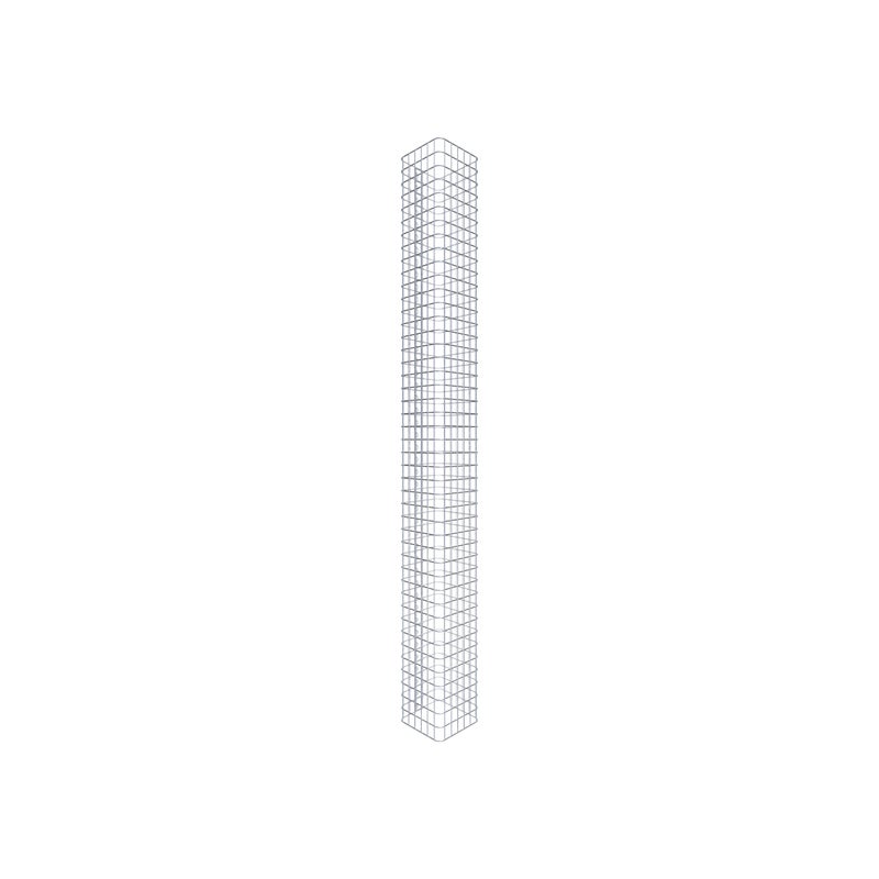 Kolumna gabionowa 32 x 32 cm MW 5 x 5 cm kwadratowa - Wysokość: 2,20 m
