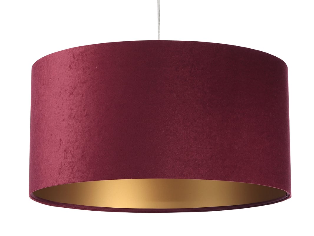Lampa wisząca HOME 40 bordowa/złota