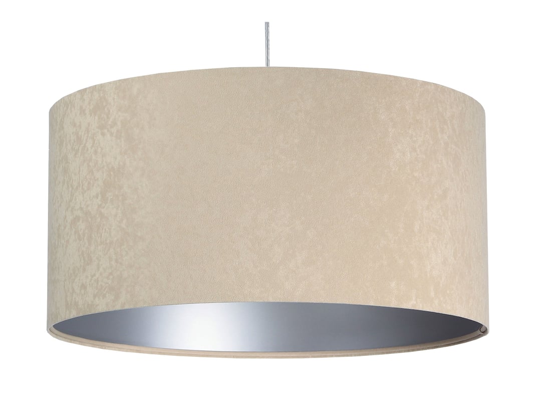 Lampa wisząca HOME 40 beżowa/srebrna
