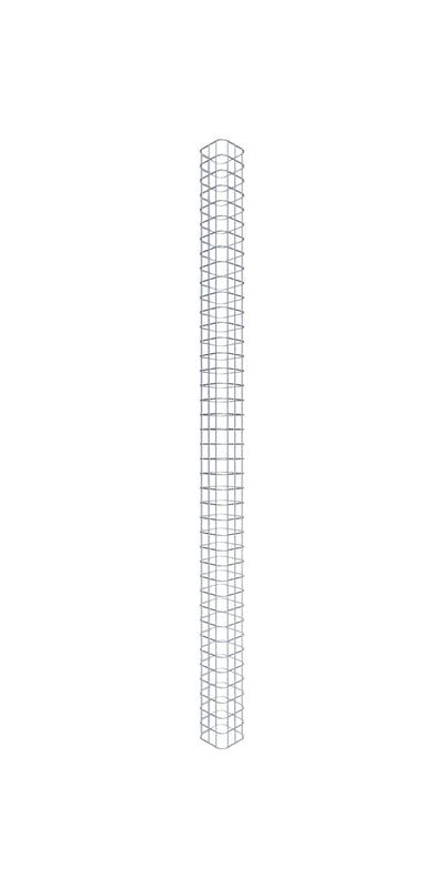 Kolumna gabionowa kwadrat 17 cm x 17 cm, wysokość 200 cm, MW 5 cm x 5 cm
