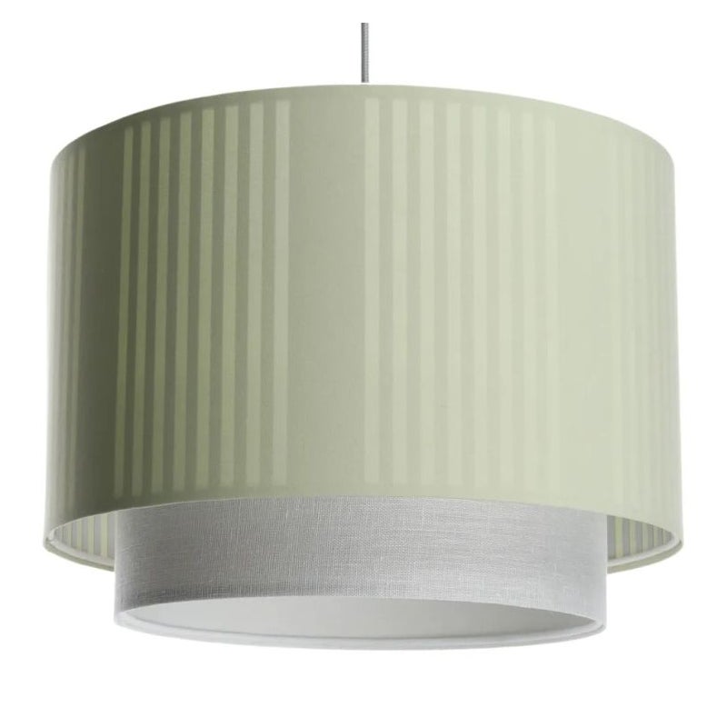 Lampa wisząca DUO LAMI LINE 60 zielona/kremowa