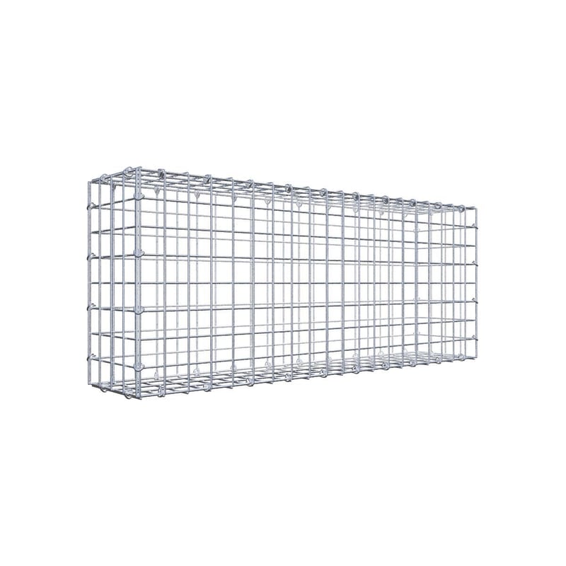 Gabion 100 cm x 40 cm x 20 cm (dł. x wys. x gł.), rozmiar oczka 5 cm x 5 cm, pierścień C