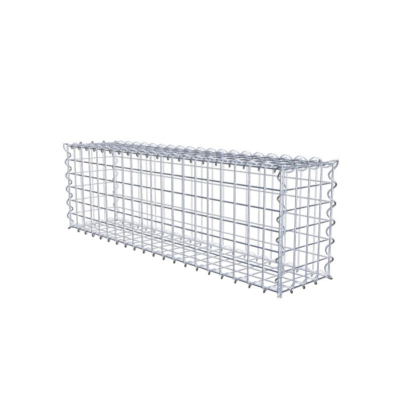 Gabion 100 cm x 30 cm x 20 cm (dł. x wys. x gł.), rozmiar oczek 5 cm x 5 cm, spirala