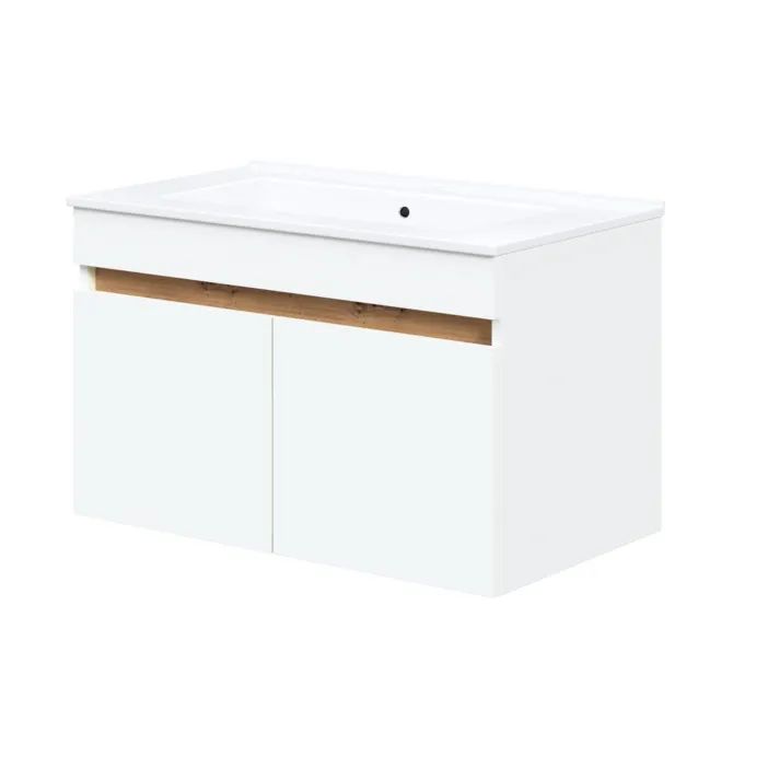 Szafka pod umywalkę FIGARO 2D 80cm biała