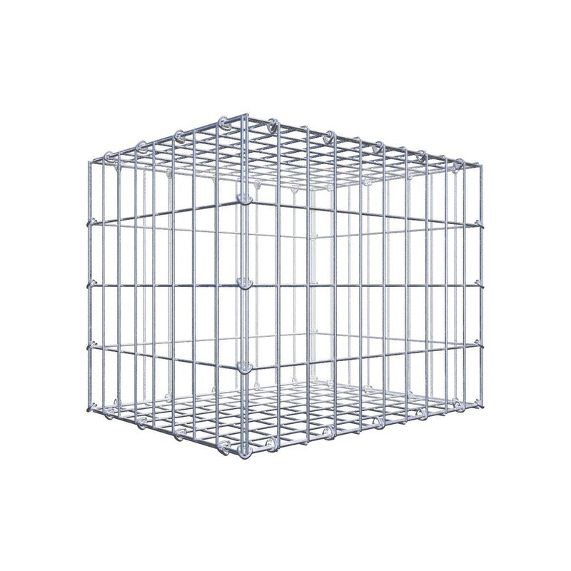Gabion 50 cm x 40 cm x 40 cm (dł. x wys. x gł.), rozmiar oczka 5 cm x 10 cm, pierścień C