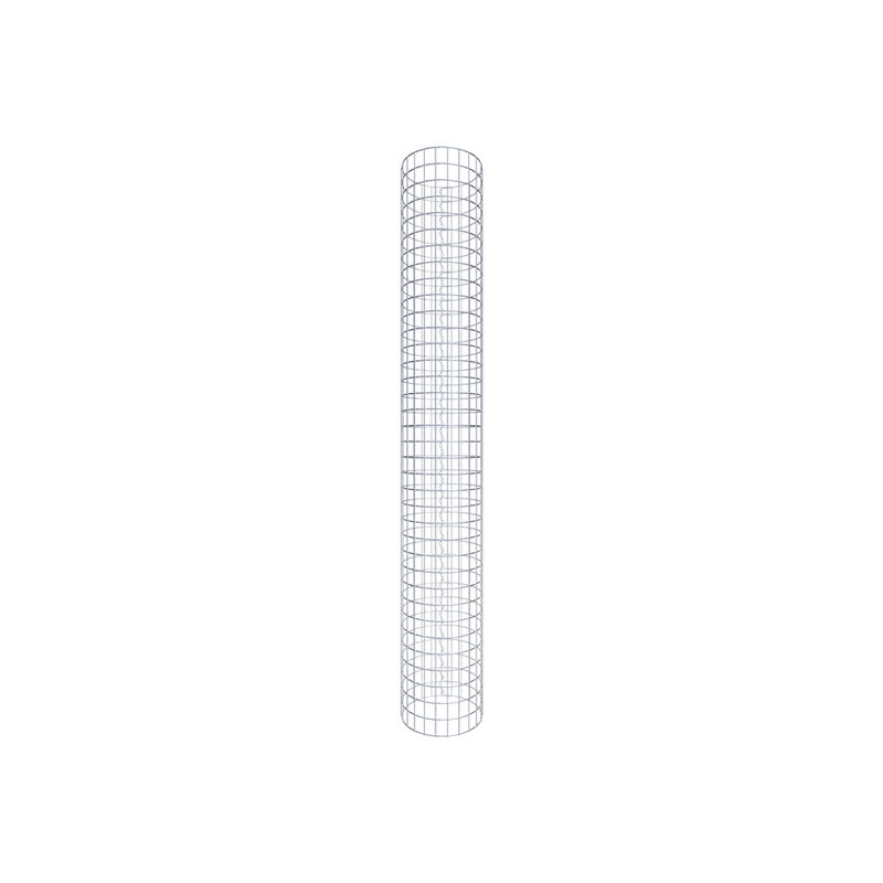 Kolumna gabionowa średnica 37 cm MW 5 x 5 cm okrągła - wysokość: 180 cm