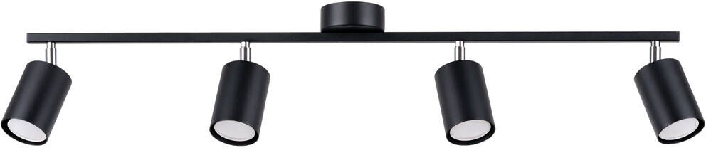 Sollux Lighting Lemmi lampa podsufitowa 4x10W czarny SL.1168
