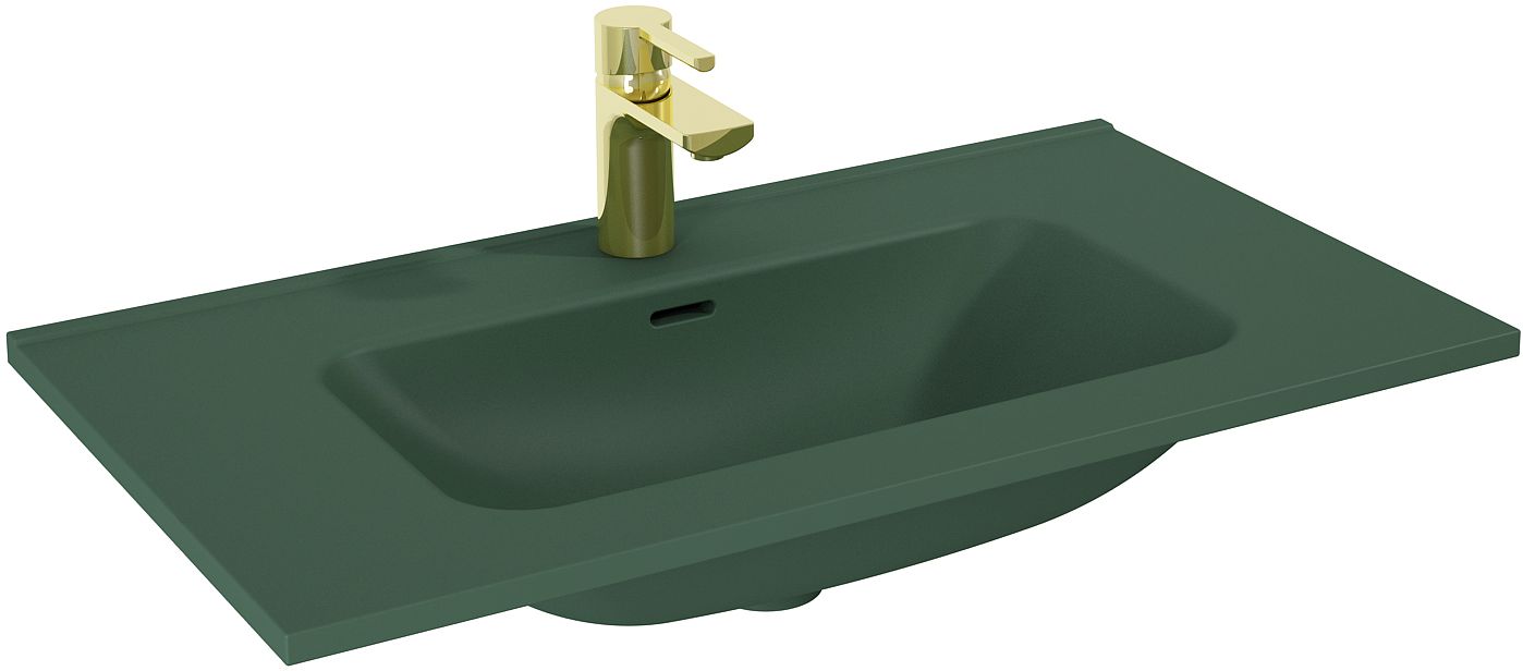 Elita Skappa umywalka 80,8x46 cm meblowa prostokątna forest green matt RE040803067010