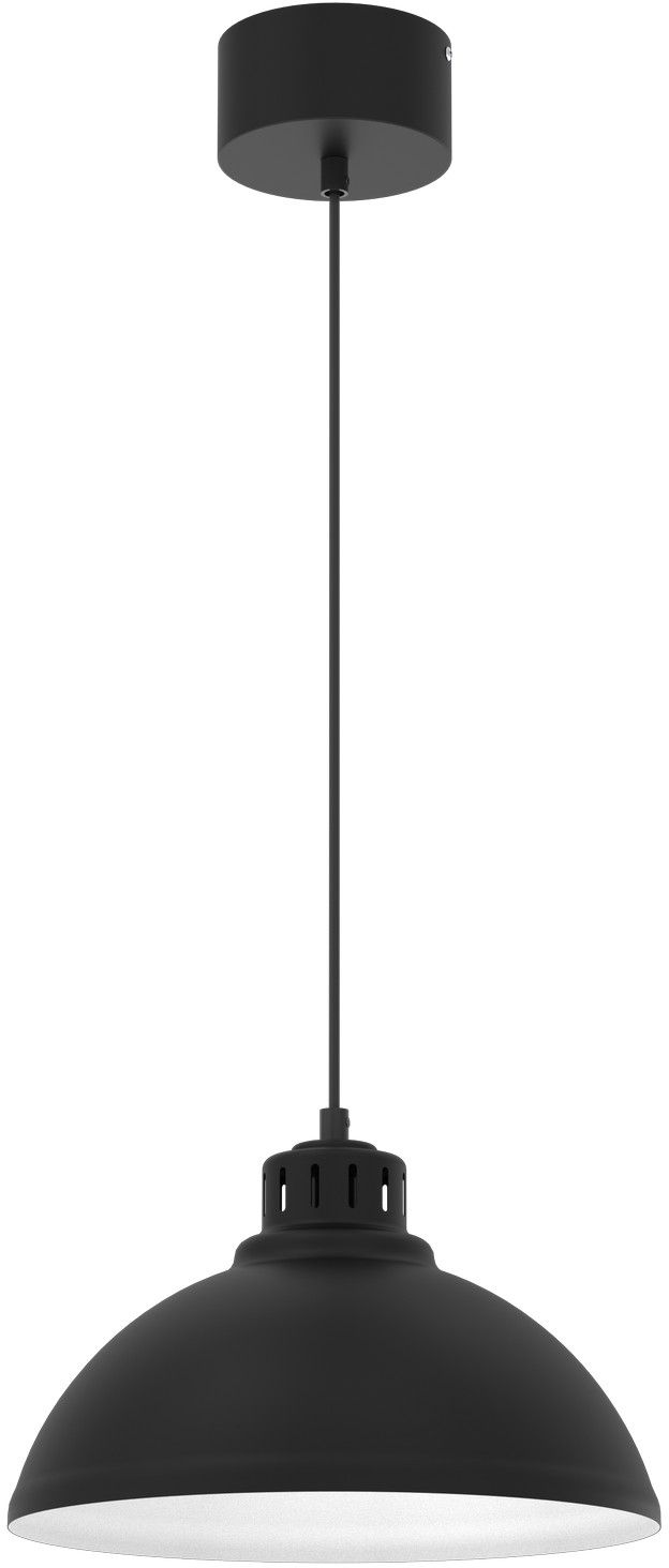 Luminex Single lampa wisząca 1x60W czarna 9041
