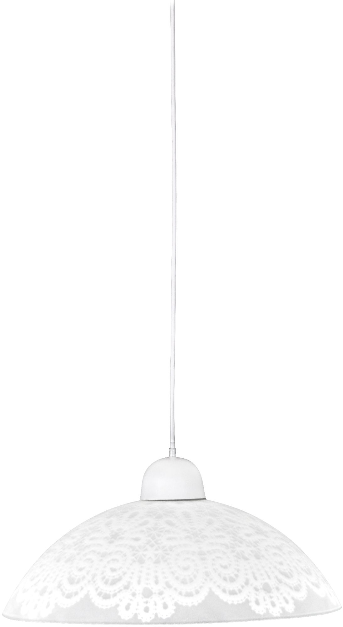 Candellux Bilbao lampa wisząca 1x60W biała 31-09302