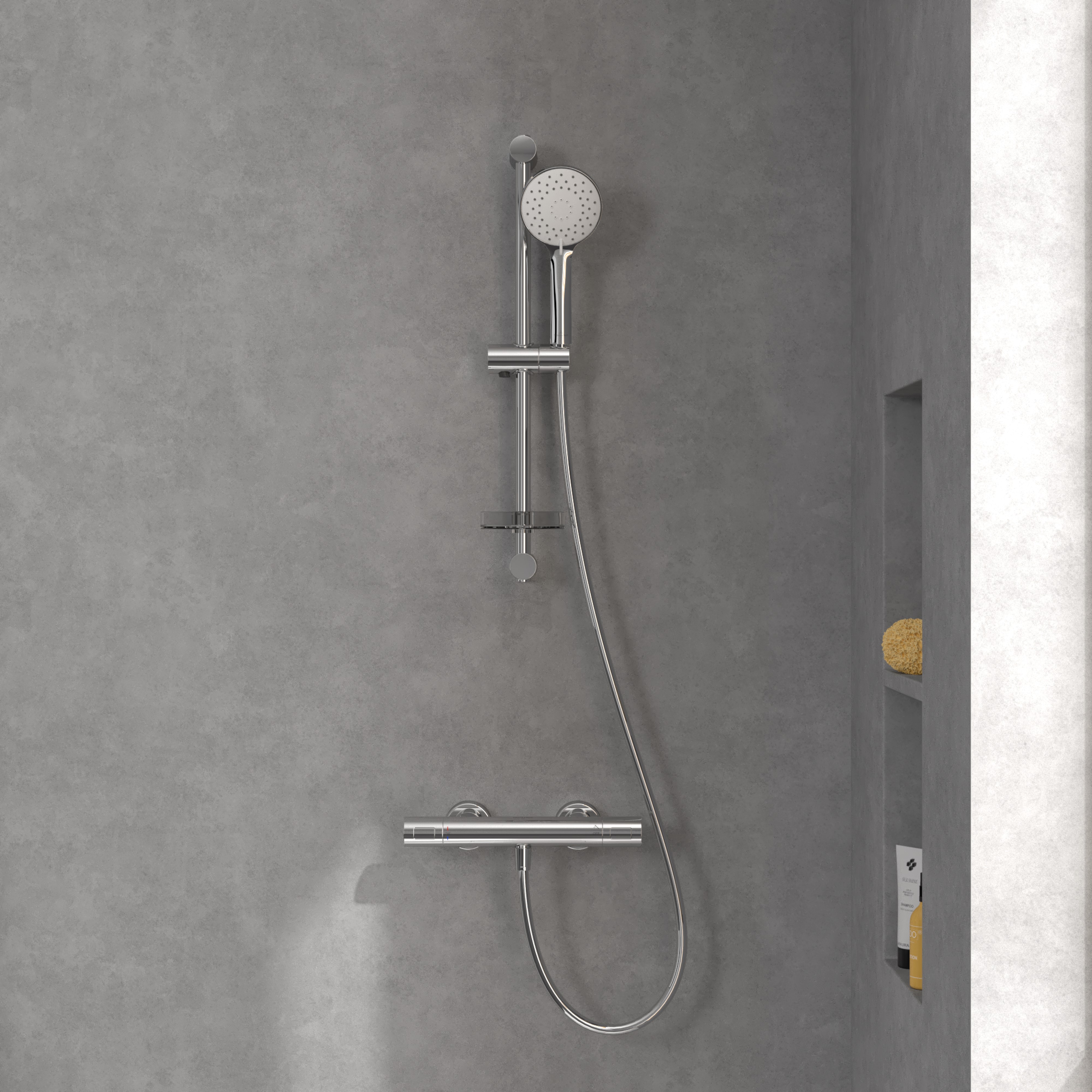 Villeroy & Boch Universal Showers zestaw prysznicowy ścienny chrom TVS10900400061 - Wysyłka w 24h