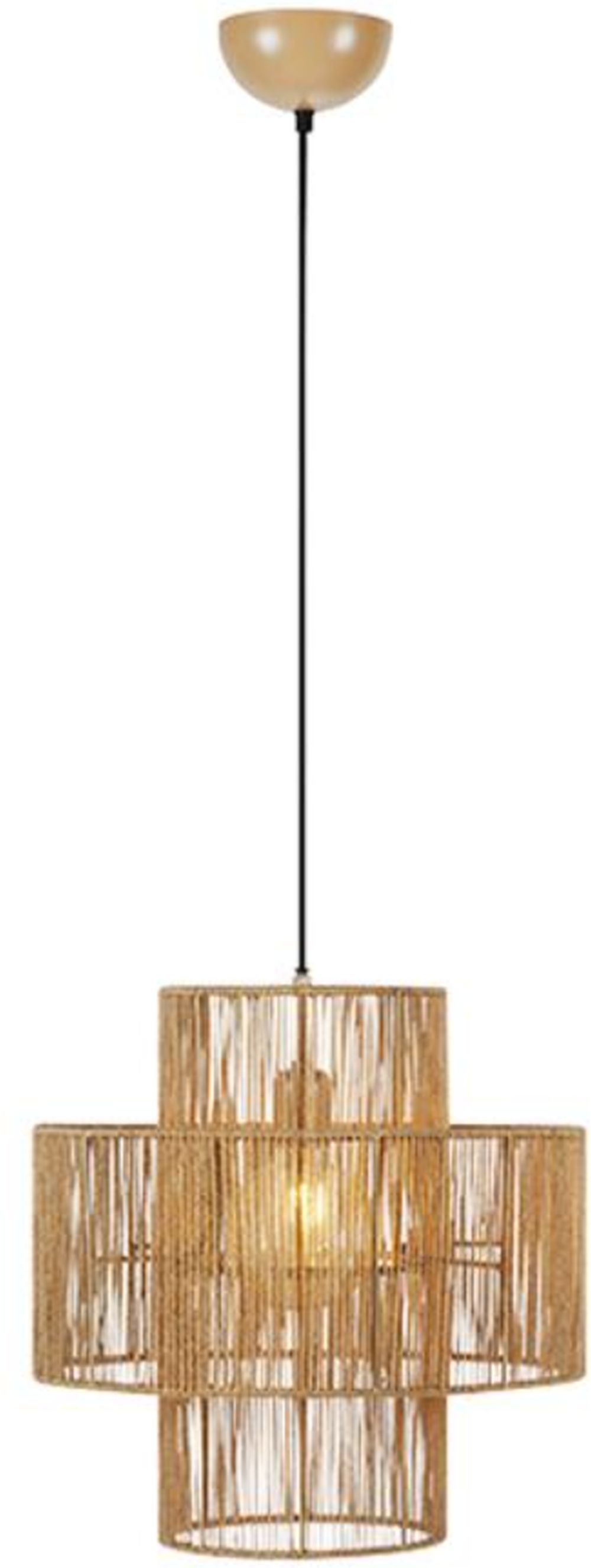 Markslöjd Soga lampa wisząca 1x40W beżowa 108767