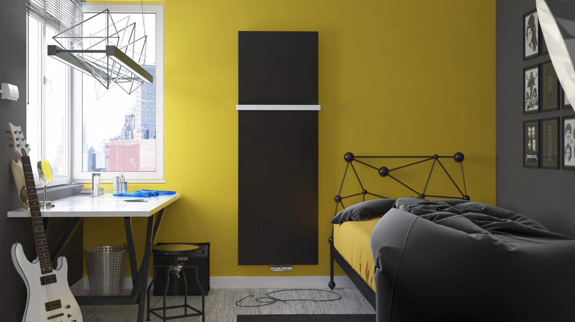 Terma Case Slim wymiennik grzejnika 158,5x42 cm biały WGCSX158042K916Z1