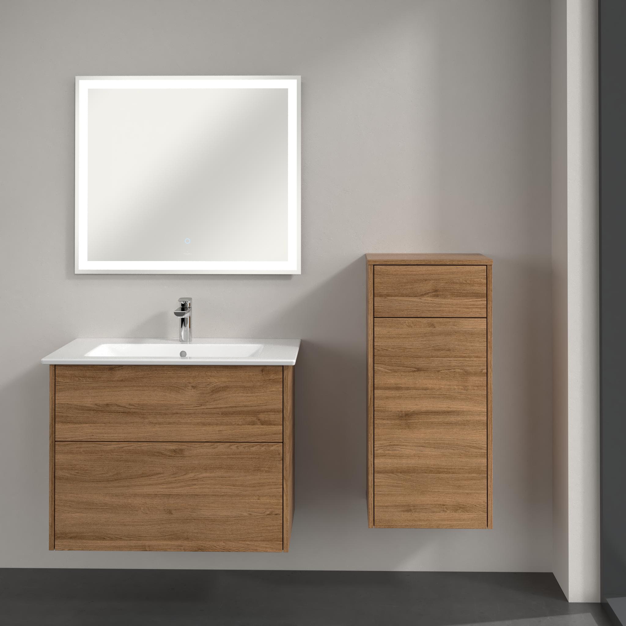 Villeroy & Boch Finero szafka boczna 86 cm wysoka wisząca niski prawa kansas oak C53101RH - Wysyłka w 24h