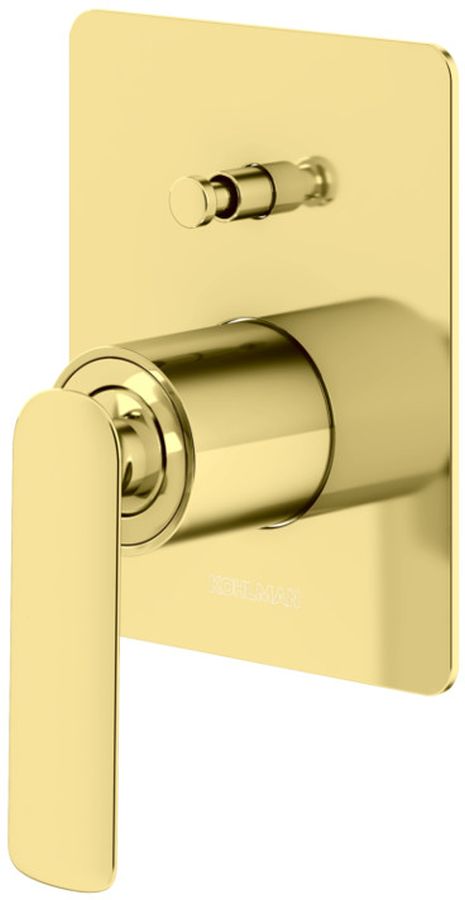 Kohlman Experience Gold bateria wannowo-prysznicowa podtynkowa złoty połysk QW210EGD - Wysyłka w 24h