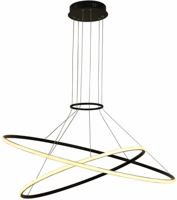Light Prestige Halifax lampa wisząca 2x45 W czarna LP-940/2P4BKCTT
