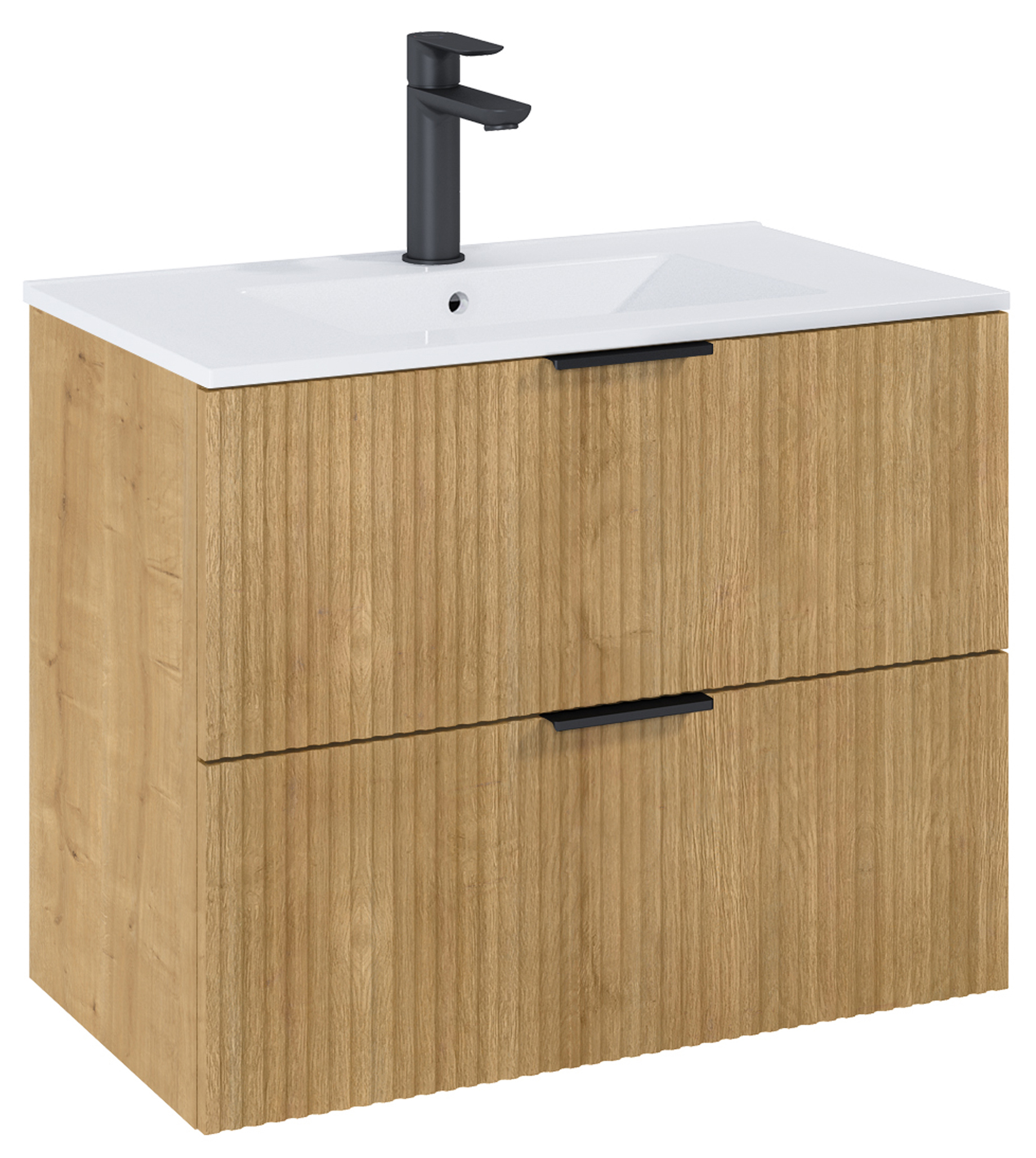 Roca Reef szafka 80x45x63,5 cm podumywalkowa wisząca jasny dąb A857955464