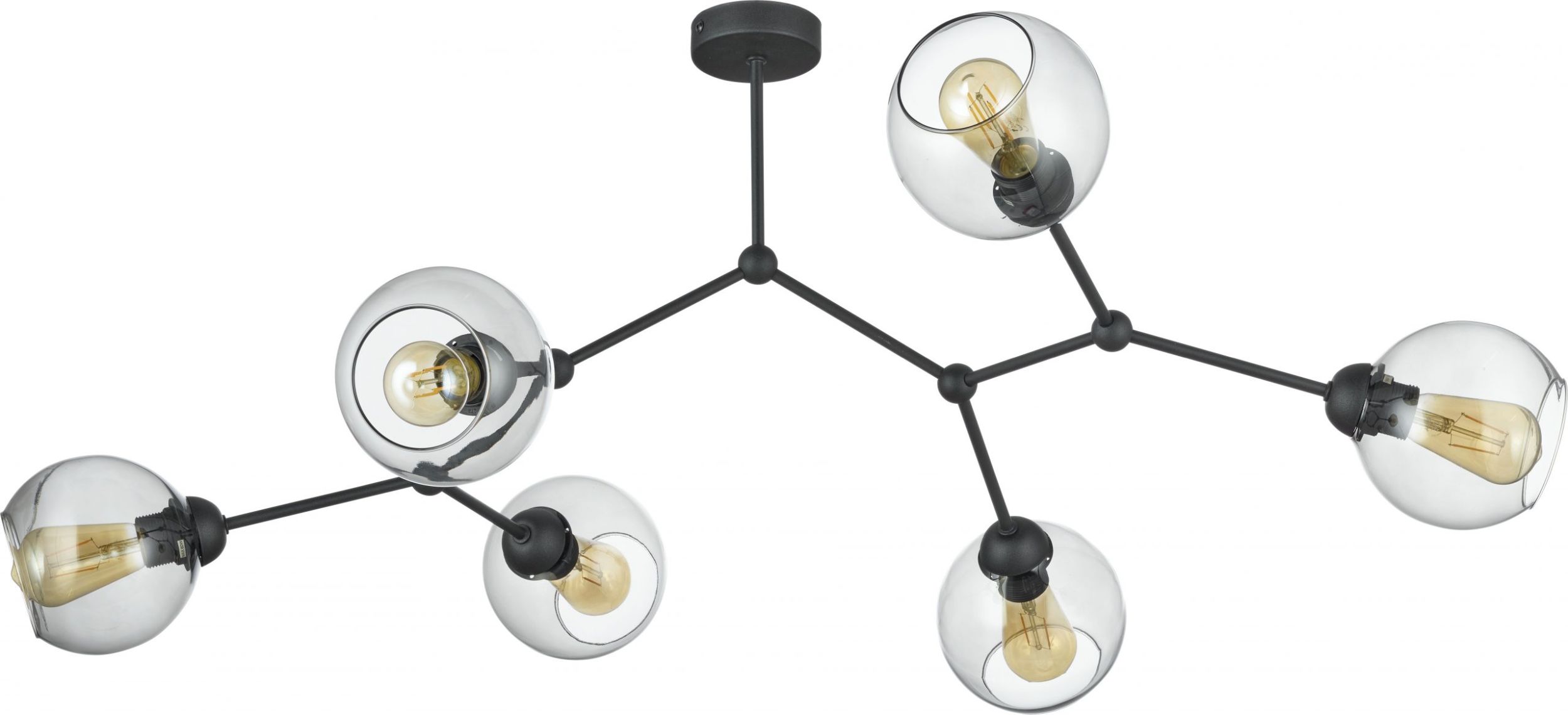 TK Lighting Fairy lampa podsufitowa 6x60W grafit/czarny 2731 - Wysyłka w 24h
