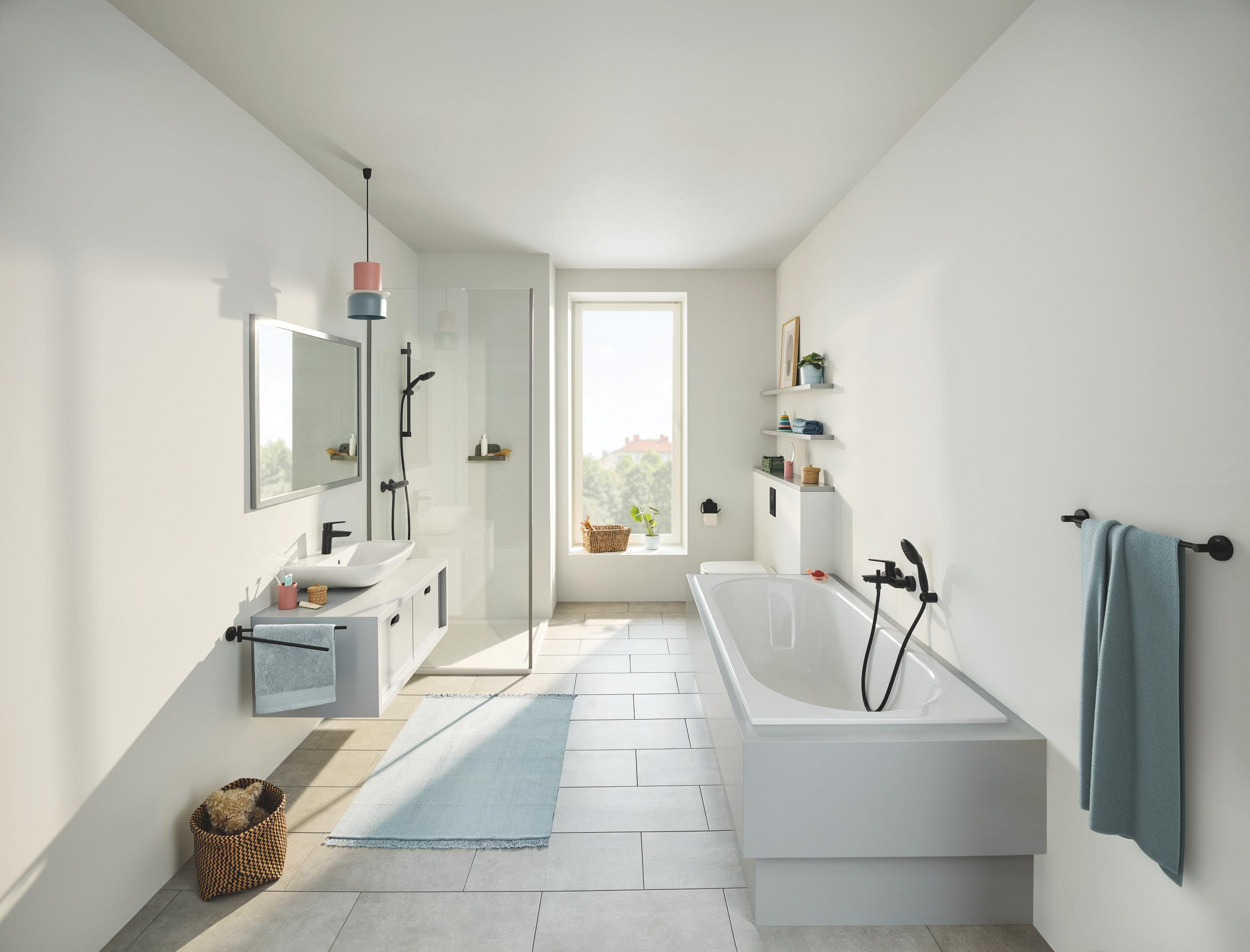 Grohe Start drążek na ręcznik czarny 411972430