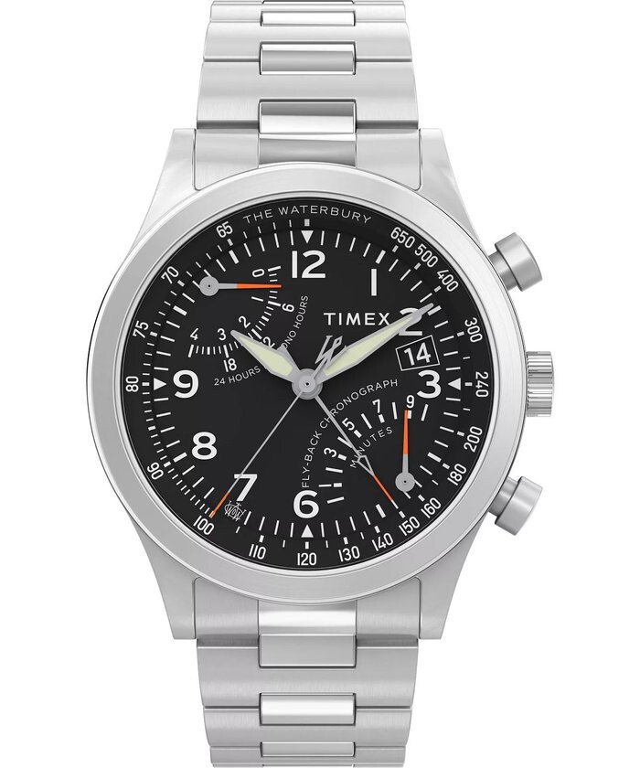 Zegarek męski Timex Waterbury Traditional Fly Back Chronograph TW2W47800