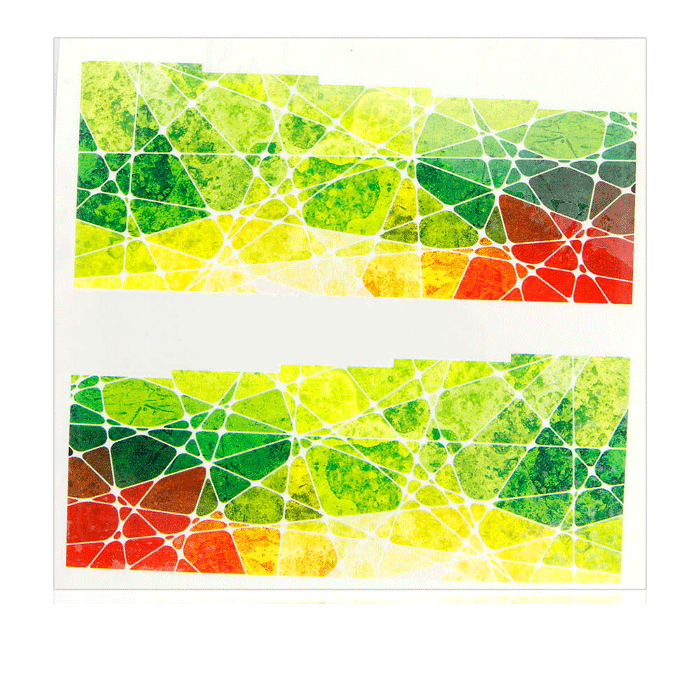 Naklejki wodne do paznokci arkusz 7 x 6,5 cm na 10 palców c Nr 132