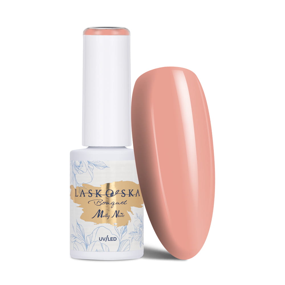 Lakier hybrydowy Molly Nails @Bouquet by Laskovska Tulip Dreams HEMA/Di-HEMA Free 7g