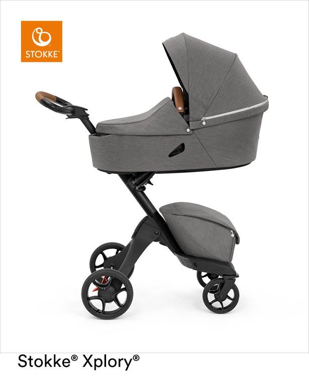 Stokke Xplory X - wózek głęboko-spacerowy-Modern Grey