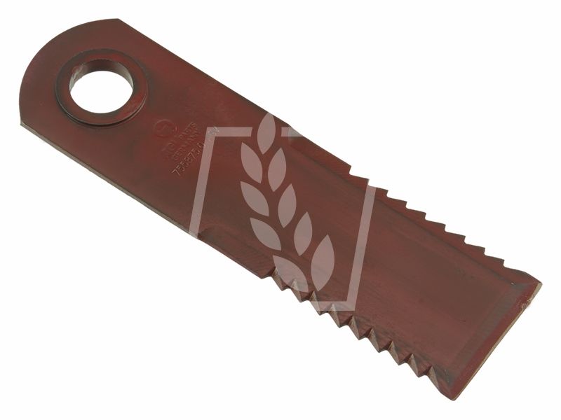 Nóż sieczkarni (zębaty) 175x50x4mm Fi-20mm 755875