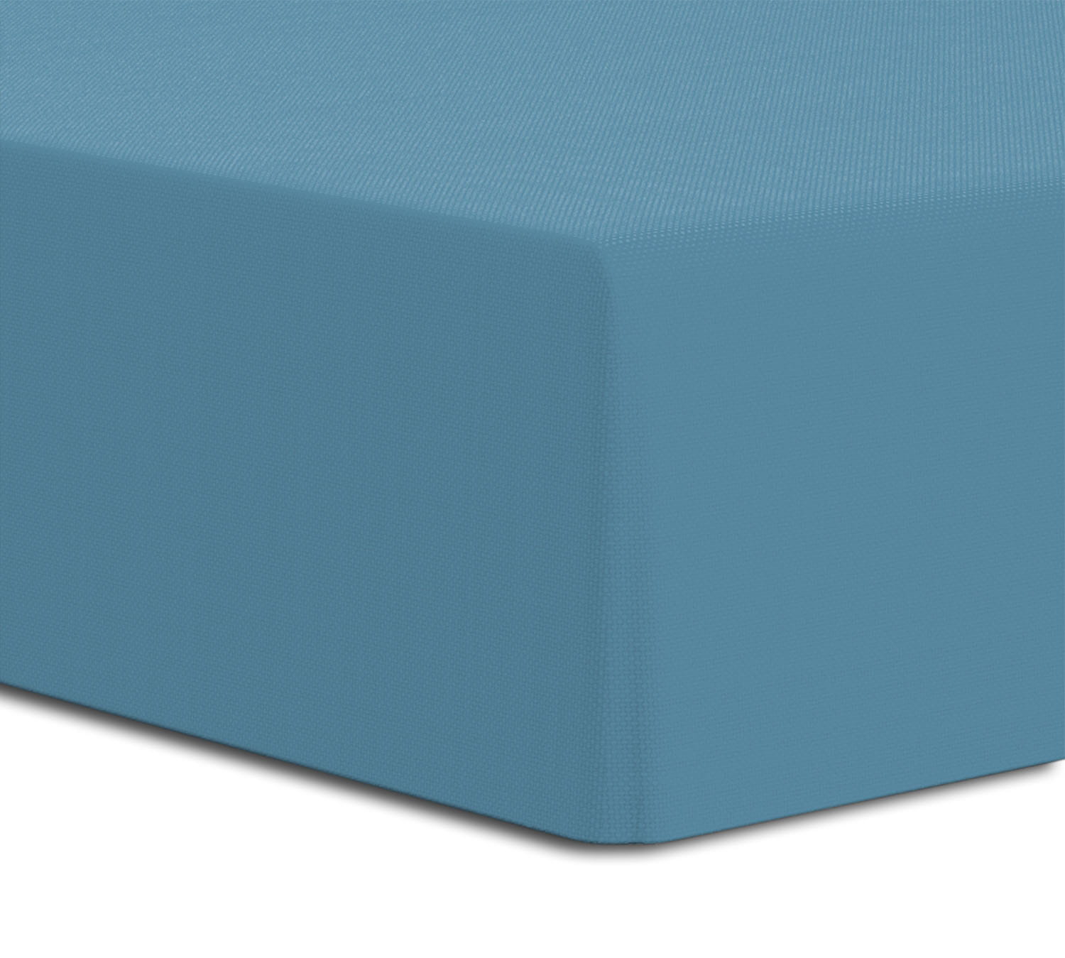 Prześcieradło z gumką 160x200 GRUBY JERSEY kolor niebieski wysokie 25cm