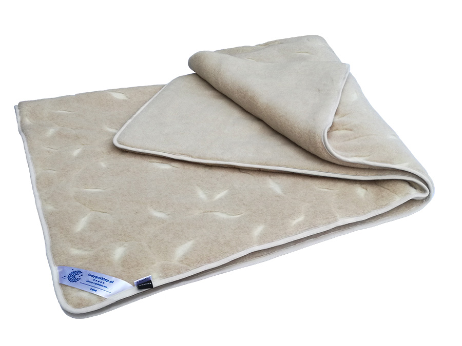 kołdra wełniana camel jasny benjamin/camel jasny 200x240 (+-5cm)