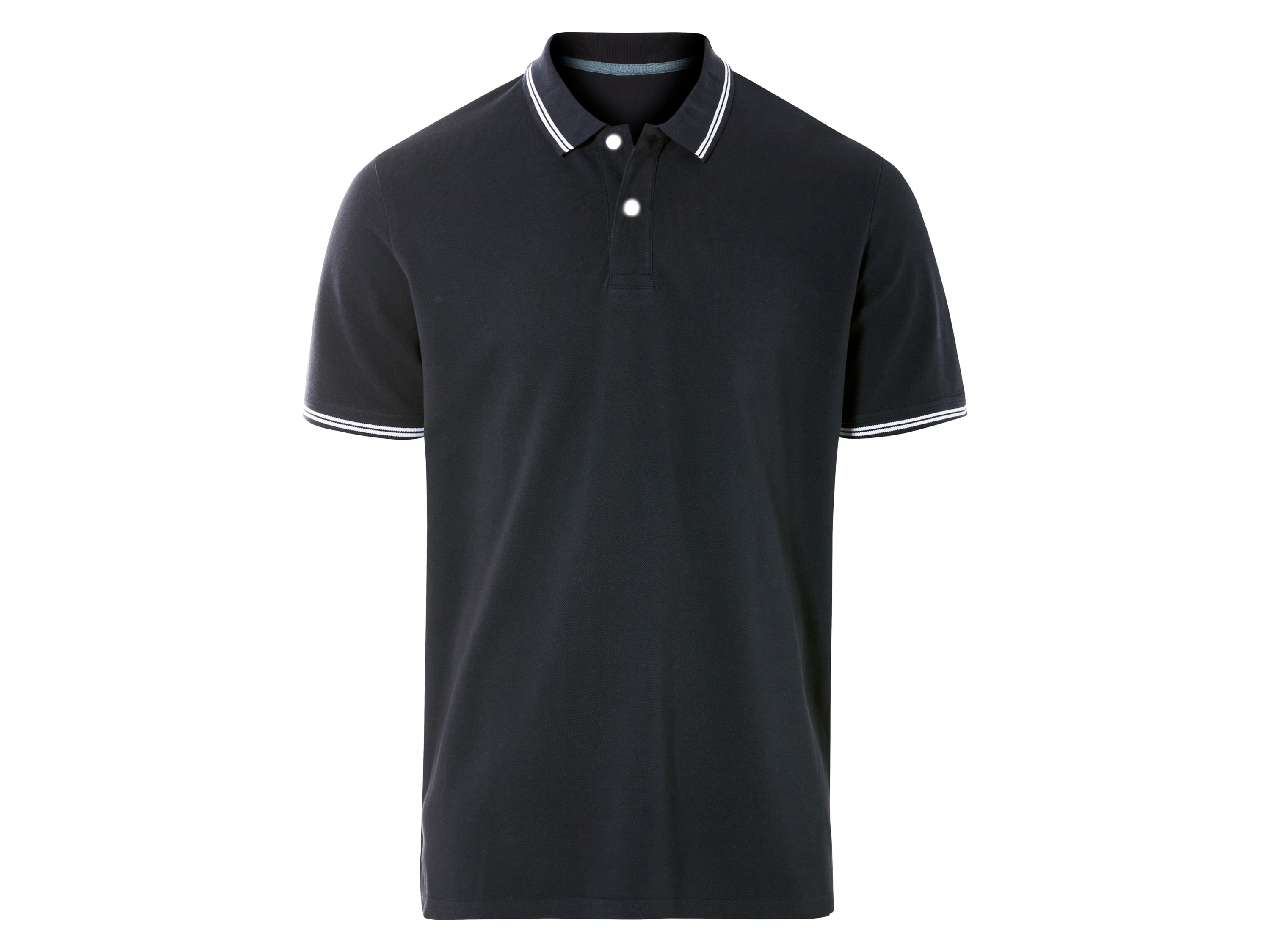 Livergy Koszulka polo męska z bawełną Granatowy, XXL 60/62