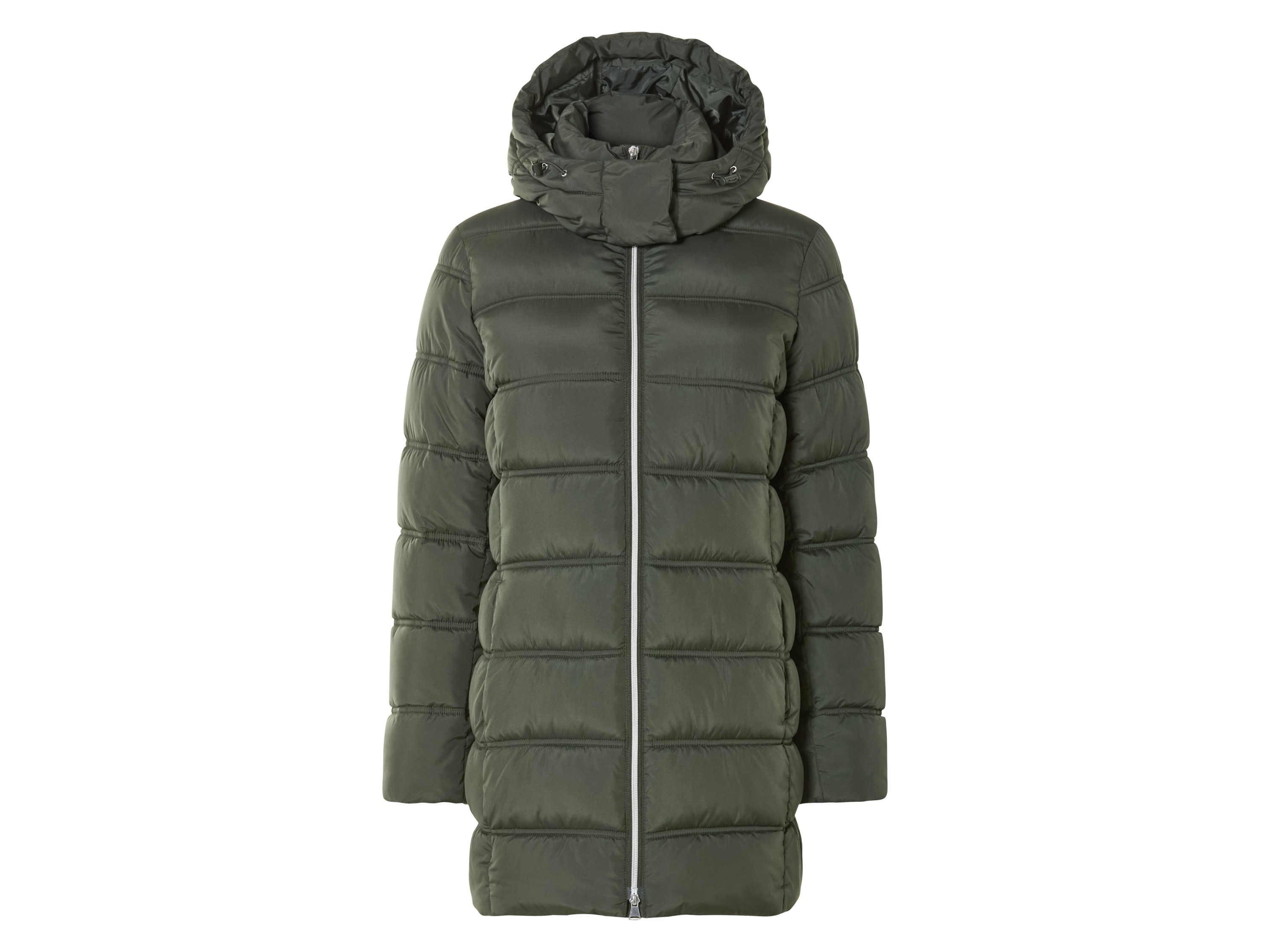 esmara Płaszcz pikowany termiczny damski XS 32/34, Khaki